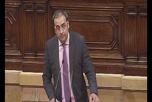 Eth deputat aranés, Àlex Moga, que demanèc ath Parlament de Catalonha era constitucion dera ponéncia entà bastir era naua Lei d’Aran.