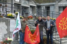 Ceremonia pel 83n anniversari de Francés Fontan a Fraisse (Val Varacha)