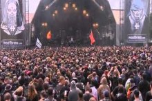 Hardcore e drapèu occitan al concèrt de Dagoba del Hellfest 2011