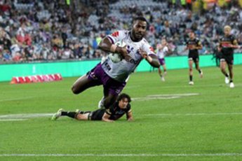 L’alièr de Melbourne Vunivalu marca aprèp una corsa de 70 mètres