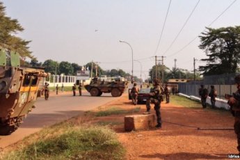 De soldats franceses a Bangui (Centrafrica), 22 de decembre 2013