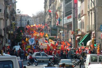 Manifestacion en 2007 a Besièrs