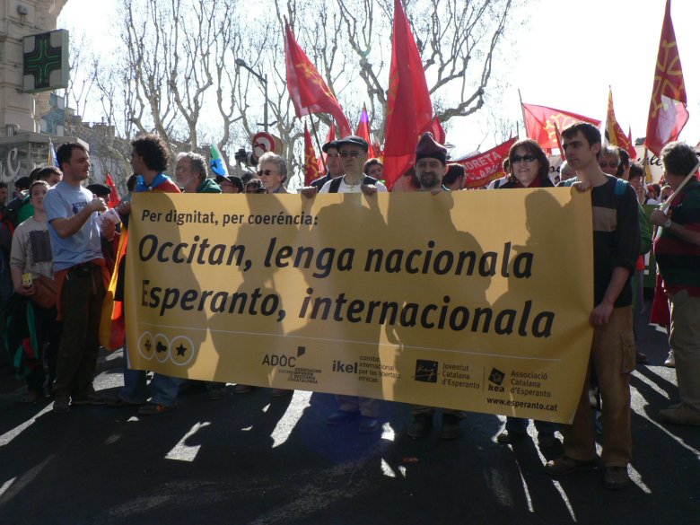 Manifestacion per l'occitan. Besièrs 2007