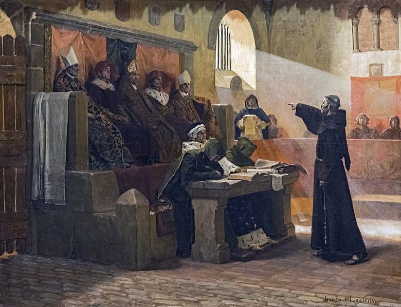 Es justament un franciscan occitan, Bernat Deliciós (vèrs 1260 a Montpelhier- après 1319 en preson a Carcassona) combatèt l’Inquisicion e defendèt los “bòns òmes” eretics e lors amics tan coma los dissidents franciscans diches “Espirituals” e los “Beguins