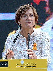 Carme Forcadell a la Via Catalana (2013)