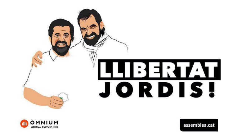 Aficha per la libertat dels Jordis