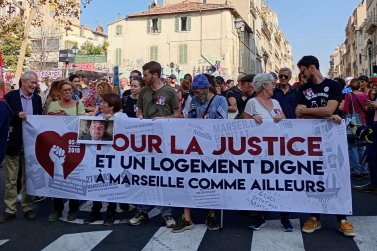 Marcha per la justícia e un lotjament digne a Marselha