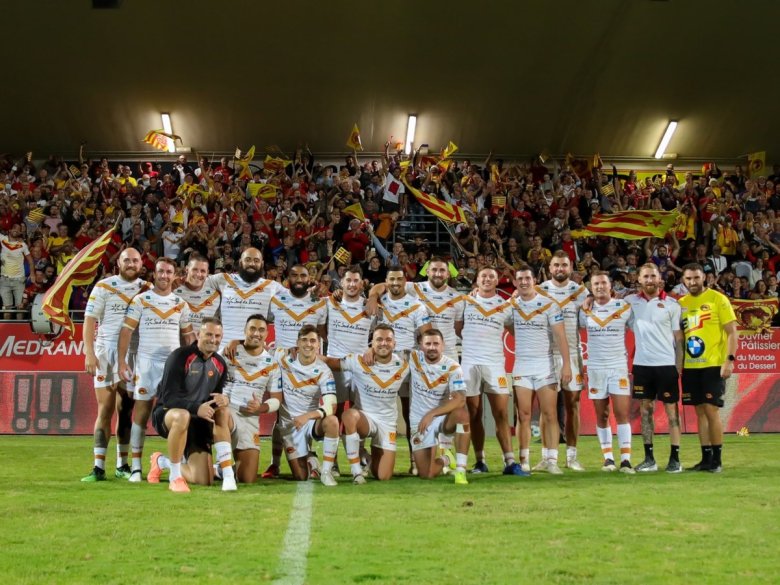 Dragons Catalans: Fotografia sovenir aprèp la qualificacion per la finala!