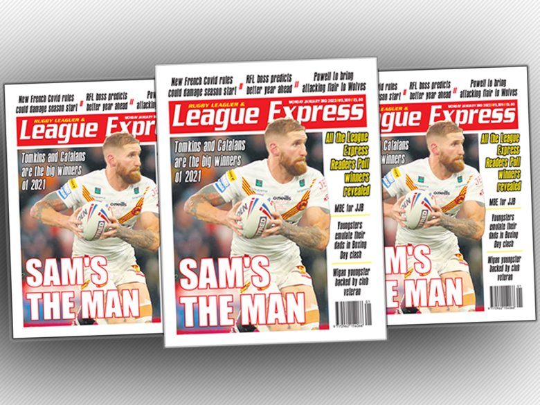 Sam Tomkins e los Dragons Catalans a la una de <em>League Express</em>, lo setmanièr anglés del XIII