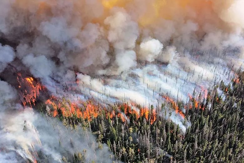 Los fuòcs forestièrs fan de Canadà lo quatren plus gròs emeteire de CO<sub>₂</sub> en 2023