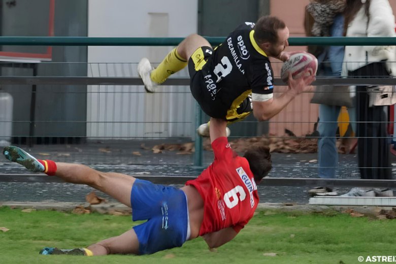 Ensag acrobatic del capitani carcassonés a Sant Estève