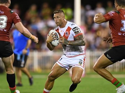 Los Dragons de Sant-Jòrdi-Illawarà an ganhat totas las partidas dempuèi la represa del campionat NRL (Australia)